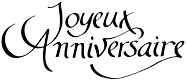 Logo Anniversaire