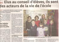 Election du Conseil d'école à Saint-Nicolas