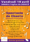 Concert de chants - 19 avril 2013 - 20h