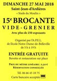 Affiche brocante