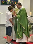 Première communion au collège