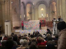 Célébration de Noël à l'école Notre-Dame de Belleville