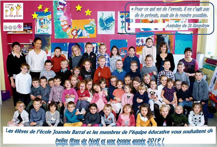 Vœux de l'école Joannès Barral