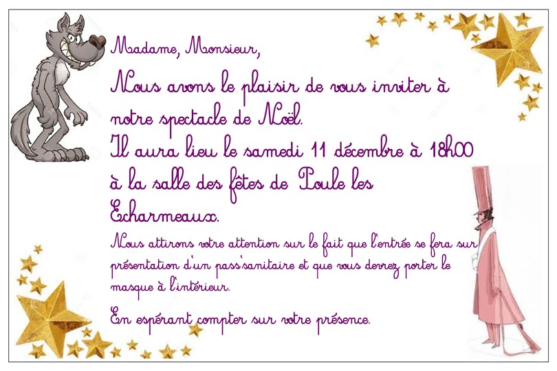 Spectacle de fin d'année 2021 de l'école Saint-Martin