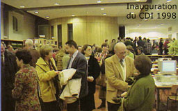 Inauguration du CDI en 1998