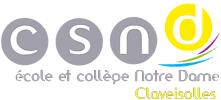 Logo école & collège Notre-Dame de Claveisolles