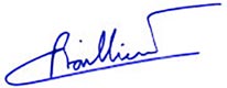 Signature Gilles de BALLIENCOURT