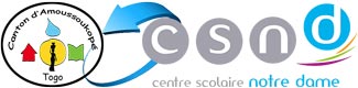 Logo partenariat CSND / Canton d'Amoussoukopé