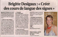 Article de presse