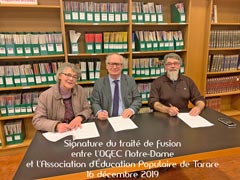 Signature du Traité de fusion